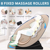Massage Chair Blue-Tooth Connection and Speaker, Recliner with Zero Gravity with Full Body Air Pressure, Easy to Use at Home and in The Office BILITOK