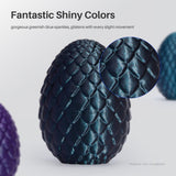 ELEGOO 250g Silk PLA Filament Bundle 1.75mm, 4 Colors 3D Printer Filaments Dimensional Accuracy +/- 0.02mm, 4 Pack 250g Spool, Silk Gold/Silk Silver/Silk Bronze/Galaxy Black ELEGOO