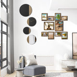 Picture Frame Set 10 pack, Farmhouse Photo Frames, Gallery Wall Frame Collage, with Two 8x10, Four 5x7, Four 4x6 Photo Frame set, in 3 Different Finishes Picture Frames For Wall or Desk,Rustic Brown xnlkros