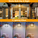 AEQ Solar Shed Light Indoor Outdoor, Solar Gazebo Lights Work in Daytime with Dual Motion Sensor/5 Modes/Remote Control, Waterproof Garage Lights with for Porch Shed Garage Barn AEQ