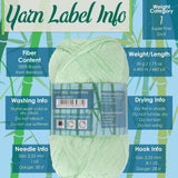 JubileeYarn Bamboo Dynasty - 50g/Skein Baby Weight Bamboo - 83 Royal Blue - 2 Skeins BambooMN