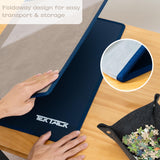 Tektalk Foldable Jigsaw Puzzle Board with 6 Sorting Trays, Portable Puzzle Mat with Puzzle Dustproof Cover for Puzzle Storage Puzzle Saver, Non-Slip Surface, Up to 1000 Pieces (Gray) Tektalk