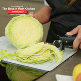 BEHNKE Professional Cordless Rechargeable Electric Knife with 4 Serrated Blades and Safety Lock Trigger Release, Perfect for Carving Meats, Poultry, Bread – Black BEHNKE