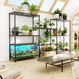 Storage Shelves Heavy Duty, 36" L x 14" W x 54" H Garage Wire Shelving Unit Loads 1400LBS, 4-Tier Adjustable Metal Industrial Utility Shelf Rack for Kitchen, Laundry Room, Pantry, Warehouse, Basement ROOMTEC