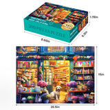 500 Piece Puzzles for Adults, Jigsaw Puzzles 500 Pieces, Puzzles 500 Pieces for Adults, Bookstore Dogs Jigsaw Puzzles, Funny Puzzles, Great Gift for Family Friends, Large Puzzles 20.5 x 15 in Nitktaia