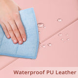 LIKIMIO Twin Bed Frame with LED Lights(Smart APP Control), Upholstered Modern Platform Bed Frame, No Box Spring Needed/Noise-Free/Easy Assembly, Pink LIKIMIO