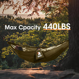COVACURE Camping Hammock with Net - Lightweight Double Hammock 2 * 10ft Straps, Portable Hammocks, Camping Accessories for Outdoor, Hiking, Camping, Backpacking, Travel, Beach covacure