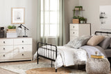 South Shore Plenny 6-Drawer Double Dresser White Wash and Weathered Oak South Shore