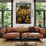 Sun and Life Puzzle 1000 Piece for Adult, Nature Flower Landscape Jigsaw Puzzles, Plant Pretty Scenic Puzzle Larkipuzz