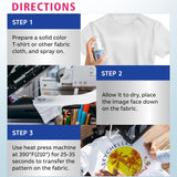 AOSORW Sublimation Spray for Cotton Shirts: Sublimation Coating Supplies for T-Shirts Canvas Polyester (5.07 oz / 150 mL) AOSORW