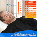 Infrared Sauna Blanket-Sauna Blanket, Far Infrared Sauna, Portable Infrared Sauna for Home, 176℉ Max, 30-90 MinTimer, 6 ft X 3 ft Saupaolo