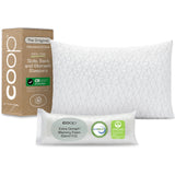 Coop Home Goods Original Adjustable Pillow, Queen Size Bed Pillows for Sleeping, Cross Cut Memory Foam Pillows - Medium Firm Back, Stomach and Side Sleeper Pillow, CertiPUR-US/GREENGUARD Gold Coop Home Goods