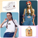 25 Pieces Sublimation Hat Patches Distressed Sublimation Patches Iron on Blank Patches Fabric Repair Sublimation Blank Patch Patches for Hats Clothes Uniforms Jeans Backpacks Dog Vest Jutom