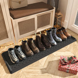 SUPENUIN Extra Large Boot Tray 48 Inch Boot Storage Heavy Duty Rubber Mats for Floor Waterproof Boot Mat Tray for Entryway Multi Use Shoe Rug 16x47.5 Inches SUPENUIN