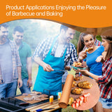 UBeesize 2 Pack Thickened Copper Oven Liners for Bottom of Oven BPA & PFOA Free, Reusable 16x24 Inch Heavy Duty Non Stick Teflon Oven Mats, Fit Electric Gas Toaster Convection Microwave Ovens Grills UBeesize