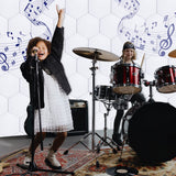 18 Pack Self-adhesive Acoustic Panels Soundproof Wall Panels 12"X10"X 0.4" Sound Absorbing Panel for Decoration Sound Deadening Panels Acoustic Treatment Panel For Home Office（White Hexagonal Design） Dmsky