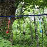 Rainbow Craft Ninja Warrior Slackline Ninja Fist Holds - Kids Ninja Backyard Ninja Training Equipments, Ninja Accessories for Ninja Warrior Obstacle Course, Ninja Fists, 3-Pack Monkey Boxing Hold Rainbow Craft