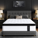 WFGEY King Size Mattress, 12 Inch King Mattress in a Box with Memory Foam and Individual Pocket Springs, Motion Isolation, Pressure Relief, Medium Firm Feel, Cool & Comfortable Sleep, Breathable WFGEY