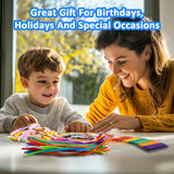 RAINFLOW Arts & Crafts Supplies - Craft Kit,Supplies & Materials Set for School,Classroom,Family, Party, DIY, Art Creation, Holiday Decoration RAINFLOW