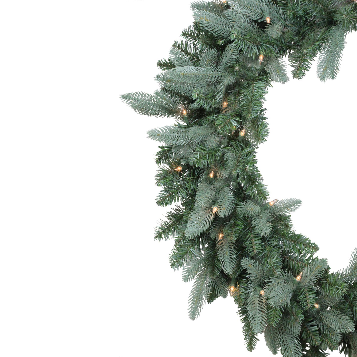 Northlight Pre-Lit Washington Frasier Artificial Christmas Wreath - 48-Inch, Clear Lights