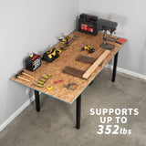 VIVO 4-Leg Dual Motor Electric Stand Up Desk Frame for Height Adjustable Workstation, Frame Only, Memory Control, Holds Extra Large Table Tops up to VIVO