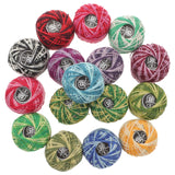 Beavorty Bracelet Making Kit 16 Roll Embroidery Thread Floss Set Rainbow Color Cross Threads Sewing Thread Wool Cotton Line Sewing Craft Art Supplies (Mixed Color) Bracelet Making Kit Beads Beavorty