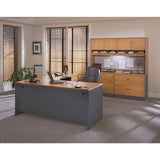 Bush Business Furniture Series C 2 Drawer Lateral File Cabinet-Assembled, Locking Document Storage for Home or Professional Office, 36W, Natural Cherry Bush Business Furniture