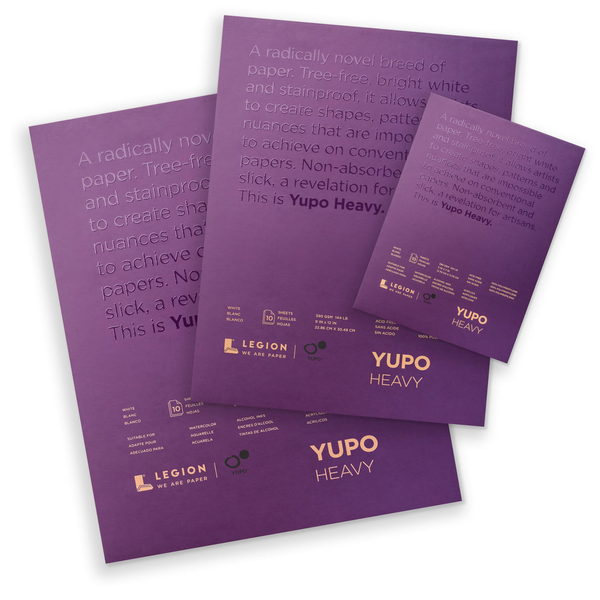 Yupo Paper Painting and Drawing, Multi 9-x-12-Inch Legion
