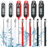 Copkim Meat Food Thermometer Food with Probe Water Liquid Instant Read Digital Thermometer Kitchen Cooking Supplies for Cooking BBQ Milk Yogurt(Black, White, Red) Copkim