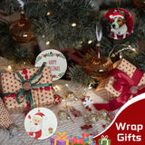 Sublimation Ceramic Ornaments Sublimation Ornament Blanks Bulk Ceramic Double Side Ornament for Heat Press Printing White Round Porcelain Ornament Personalized Xmas Tree Ornaments for Crafts (12) VPJ