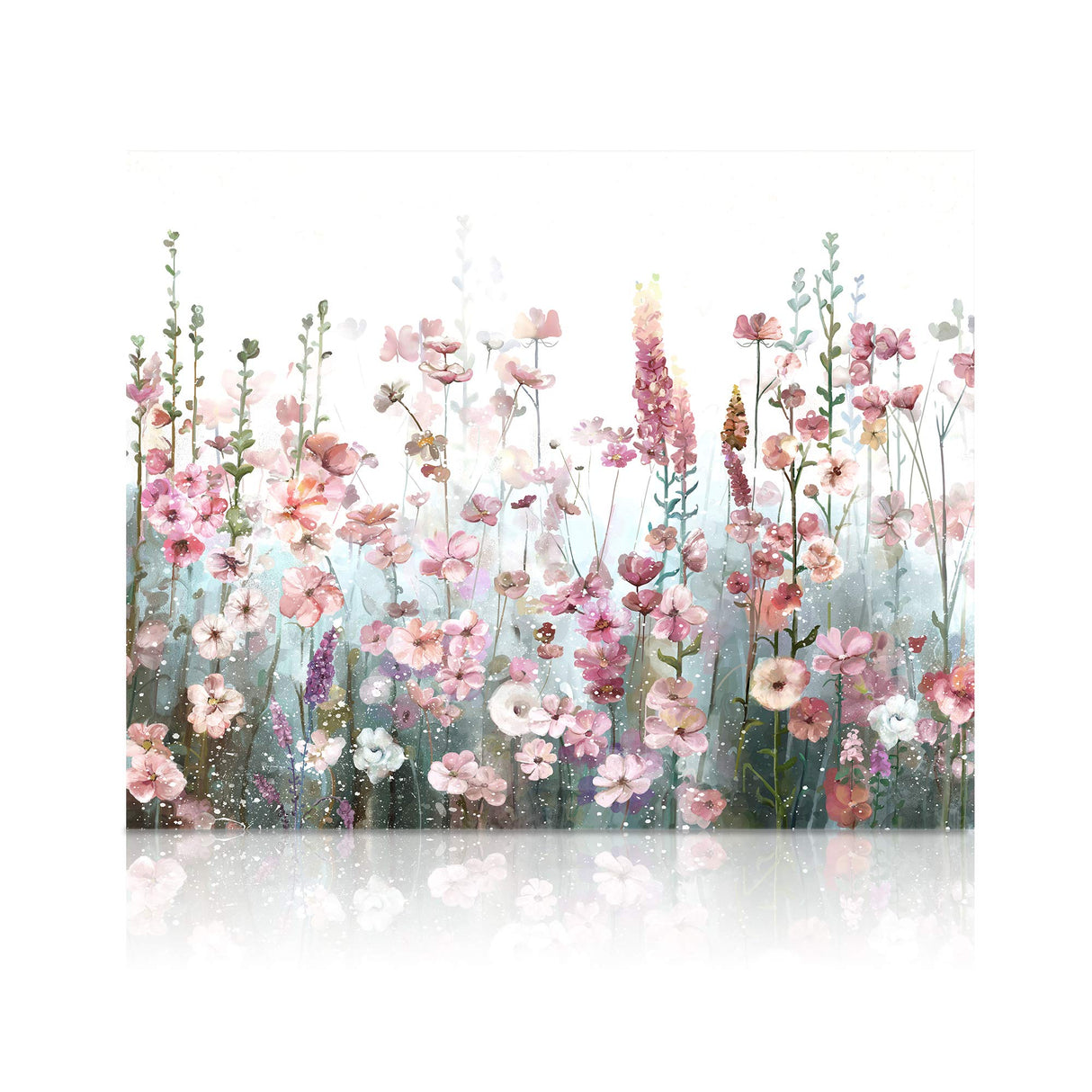 SUMGAR Paint by Numbers kit for Adults Flowers Pink, Colorful Canvas DIY Oil Painting Kits for Beginners, Acrylic Drawing Paintwork Crafts Christmas Gifts 16 x 20 inch (Without Frame) SUMGAR