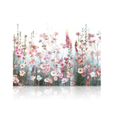 SUMGAR Paint by Numbers kit for Adults Flowers Pink, Colorful Canvas DIY Oil Painting Kits for Beginners, Acrylic Drawing Paintwork Crafts Christmas Gifts 16 x 20 inch (Without Frame) SUMGAR