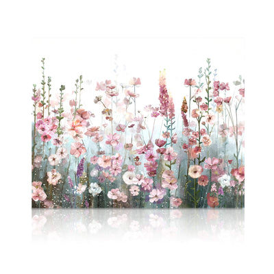 SUMGAR Paint by Numbers kit for Adults Flowers Pink, Colorful Canvas DIY Oil Painting Kits for Beginners, Acrylic Drawing Paintwork Crafts Christmas Gifts 16 x 20 inch (Without Frame)