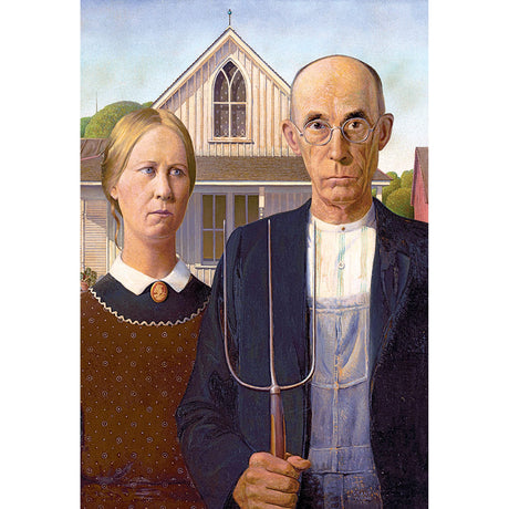 Cra-Z-Art - RoseArt - Kodak Masters -American Gothic by Grant Wood - 2000 Piece Jigsaw Puzzle Cra-Z-Art