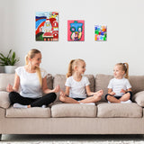 Halobios Stretched Canvases for Painting with 11x14 Inch, 5x7 Inch, 8x10, Painting Canvas for Acrylics,Oils & Other Painting Media, 5/8 Inch Profile 100% Cotton Artist Framed Canvas(3 Packs) Halobios