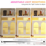 JDPAG Sideboard Buffet Cabinet with Wireless Charging Station 40", LED Side Board with 24 RGB Dimmable Lights, Coffee Bar Cabinet with 3 Drawers Storage for Kitchen, Living Room JDPAG