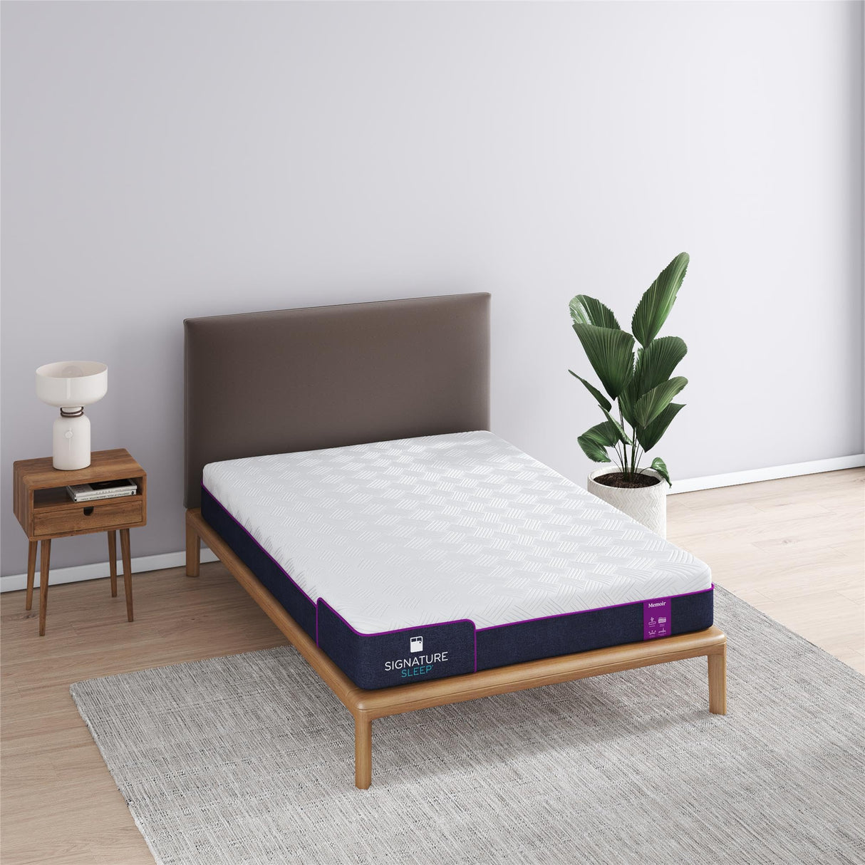 Signature Sleep Memoir 8 Inch Memory Foam Mattress-in-a-Box, Firm, Certipur-US and OEKO-TEX, Full Signature Sleep