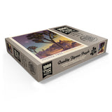 MyPuzzle Joshua Tree National Park: Into The Evening, Vintage Poster - Premium 1000 Piece Jigsaw Puzzle for Adults MyPuzzle.com