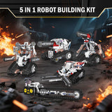 OUTOGO 5 in 1 STEM Robot Building Kit, Coding Robotic Technic Toys with APP & Remote Control for Kids Age 8-12, 429 PCS Educational Birthday Gift for 10-16 Year Boys & Girls OUTOGO