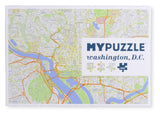 GeoToys Metropuzzle, Washington, D.C. Jigsaw Puzzles 1000 Pieces, Detailed Map Geography Puzzle, Challenging Adult Puzzle, Fun Puzzles for Adults, Family Puzzles, US City Puzzle Map Poster Included Geotoys