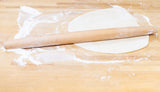Makerstep French Wooden Rolling Pin 17 Inches, Natural Wooden Rolling Pin for Baking Pizza Dough, Cookie, Pastry, Pie Crust. Smooth Nonstick Surface Makerstep