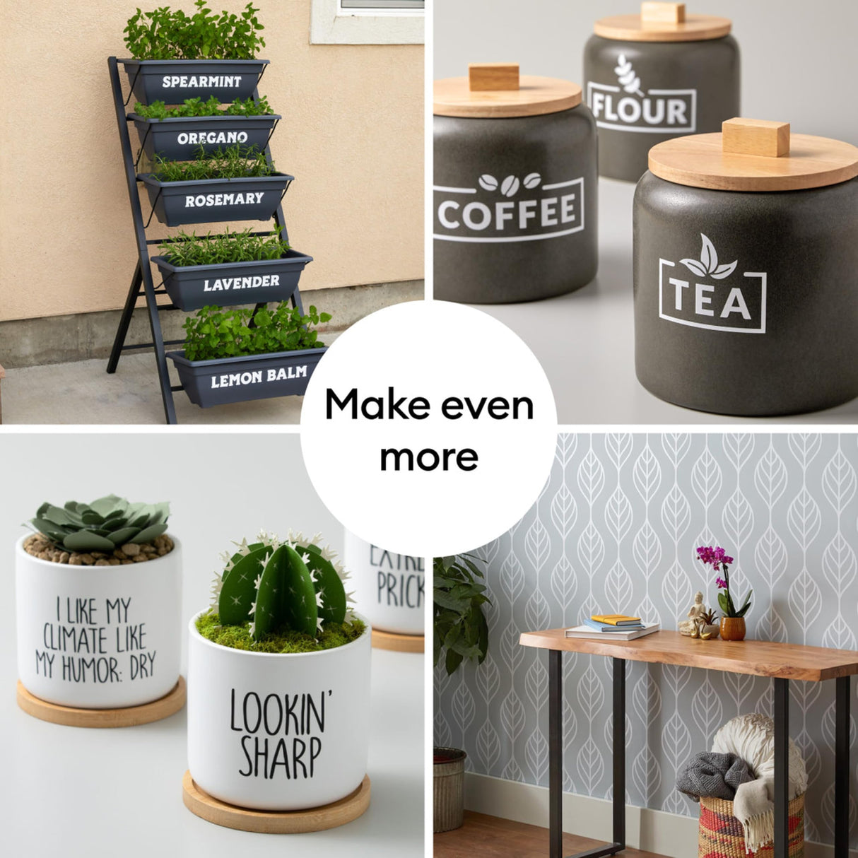 Cricut Joy Machine with Smart Vinyl, Transfer Tape and Weeding Tool Bundle - Craft Machine Set with Materials to Start, DIY Decor and Projects with This Beginner Friendly Cutting Machine and Tools Cricut