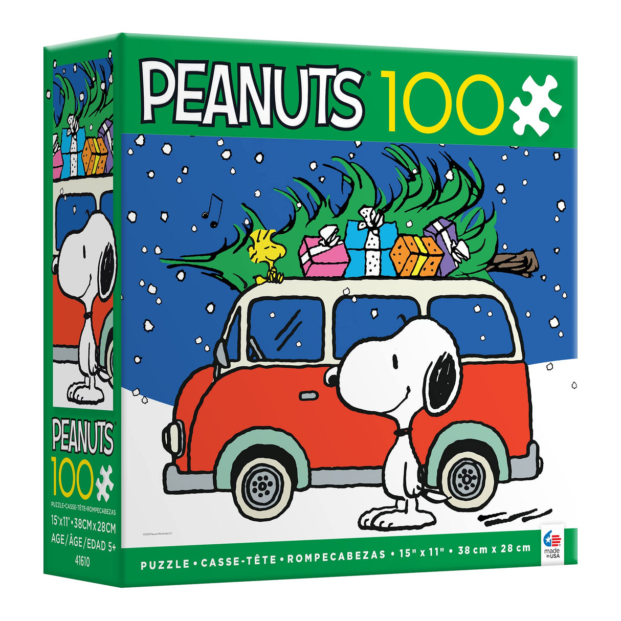 Ceaco - Peanuts - Peace and Presents - Holiday - 100 Piece Jigsaw Puzzle Ceaco