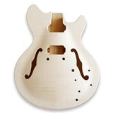 BexGears DIY SES Style Electric Guitar Kits Basswood with AAA Flamed Maple Top Body Maple neck You Build The Guitar BexGears