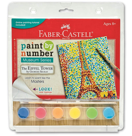 Faber-Castell Paint by Number Museum Series - The Eiffel Tower by Georges Seurat Faber-Castell