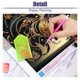 BYGFHLYW 5D Diamond Painting Kits for Adults, Rooster Diamond Art Kits for Adults Beginner, Special Shaped Crystal Art Diamond Dot Gem Painting for Home Wall Decor 13.7x13.7inch BYGFHLYW