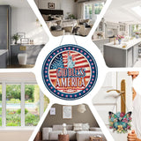 SKRYUIE Hanging Diamond Art Kits for Adults Pendant Statue of Liberty, Special Shaped Crystal DIY Diamond Painting Kit, Acrylic Board Wreath Pendants Double Sided, Home Decor 7.48 x 7.32 Inch c10 SKRYUIE