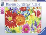 Ravensburger Abundant Blooms | 1000-Piece Jigsaw Puzzle for Kids and Adults | Precision-Made Unique Anti-Glare Surface | Engaging Activity for Brain Development Ravensburger