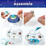 Creativity for Kids Crystal Space Terrarium Kit - Crystal Growing Kit for Kids - DIY STEM Science Kit for Boys and Girls Creativity for Kids