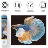 DIAMOND DOTZ Luminous Fish Diamond Painting Kits for Adults - Diamond Art Kits a Relaxing Creative Craft Kit with Dotz Gems 14.6"x18.5" DIAMOND DOTZ